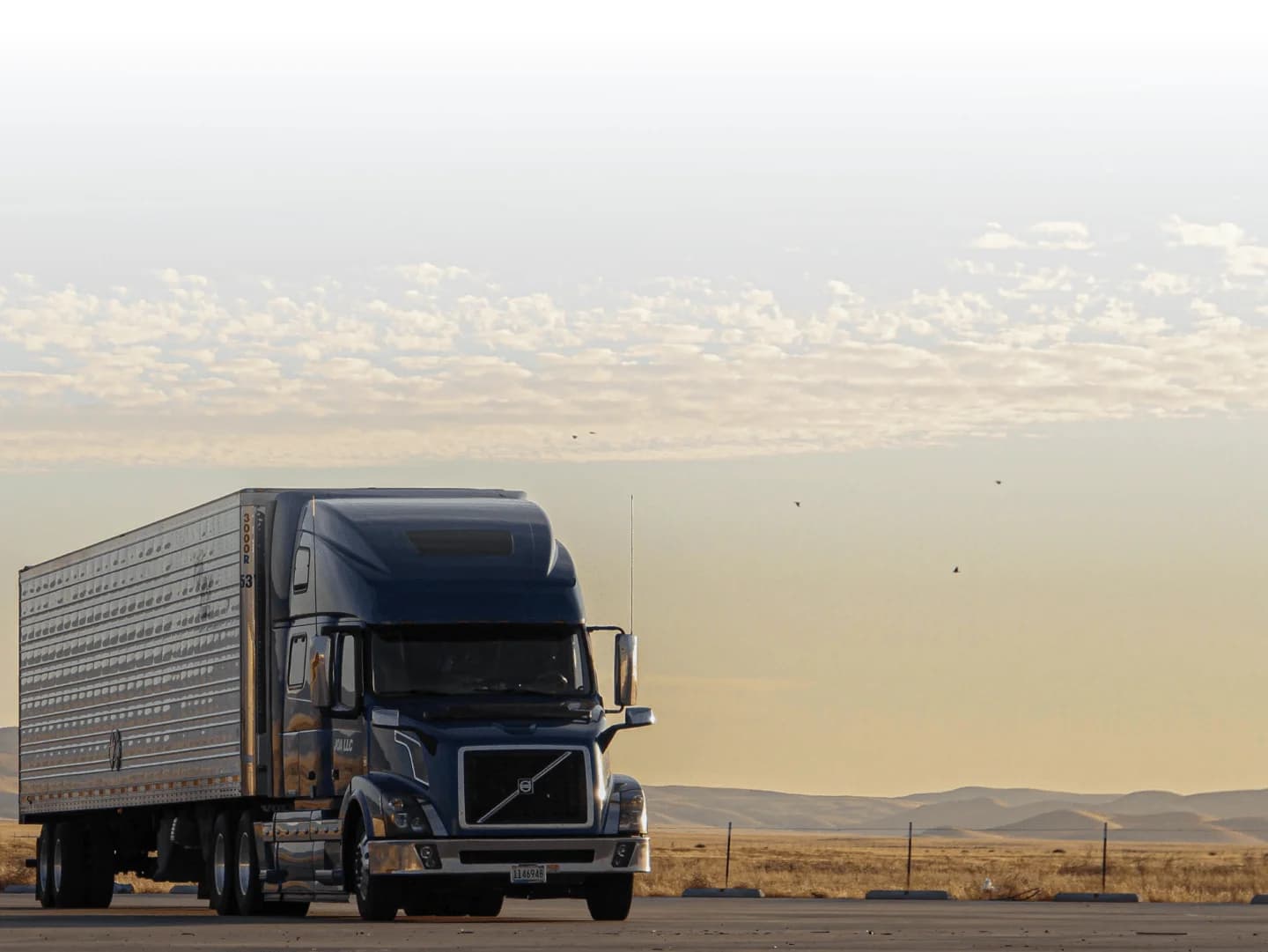 Semi truck and trailer